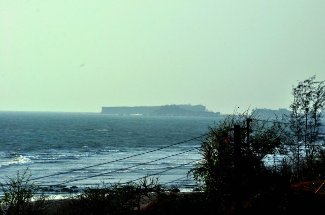 The Harne fort from a distance